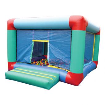 Inflatable Cubic Ball Pond with Bouncy Bed