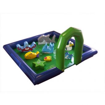 5m x 5m Inflatable Surround With Mats, Fan and Ocean Soft Play Package 