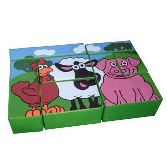 Farm Animals Puzzle Block